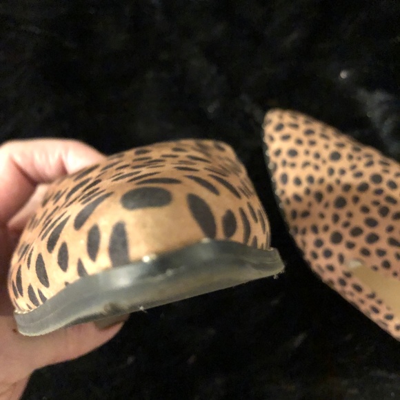 Loft Outlet Leopard Print Studded Flat Mules - Picture 7 of 12